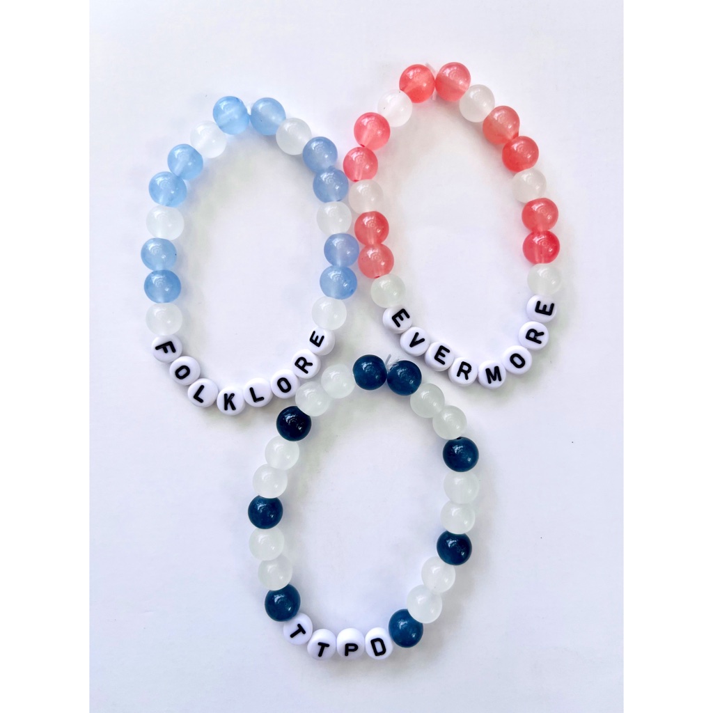 Bundle Of 3 Taylor Swift Eras Friendship Bracelets Folklore Evermore Ttpd 18$
